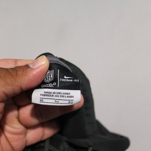 Nike Cleveland BlackBrowns Men Therma Fit Hoodie Sweater Stains - Picture 12 of 14